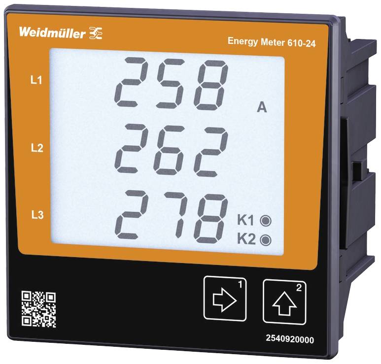 Weidmüller ENERGY METER 610-24 Miernik panelowy, cyfrowy - obrazek 1
