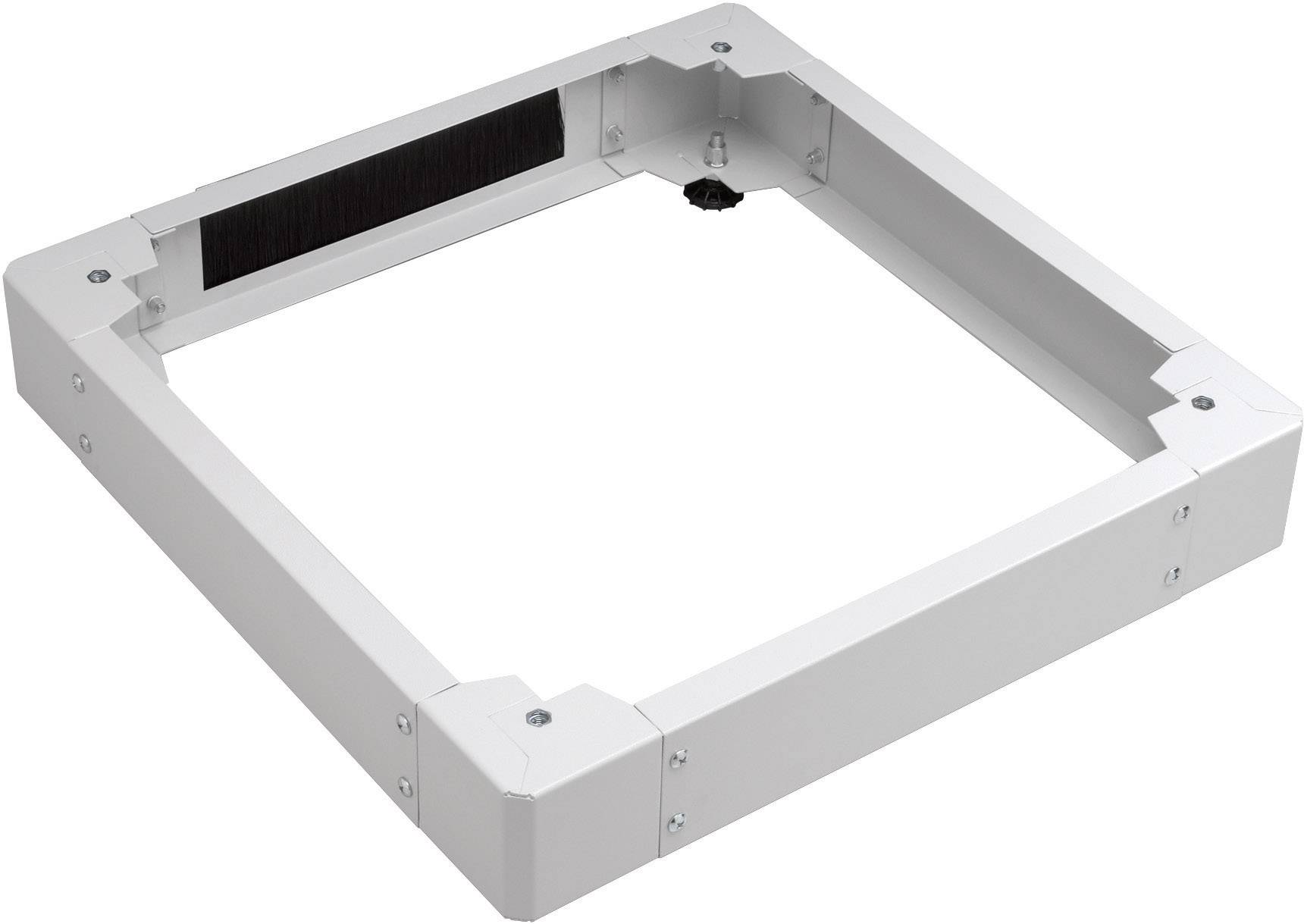 Digitus DN-19 Plinth-6/6-1 19 cal Gniazdo do szafy serwerowej 2 U Pasuje do głębokości szafy: 600 mm szary (ral 7035) - obrazek 1