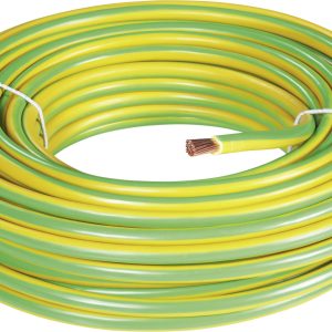 Kabel uziemiający BKL Electronic 1502034/25, 16 mm², 25 m, zielony, żółty Kabel uziemiający BKL Electronic 1502034/25, 16 mm², 25 m, zielony, żółty