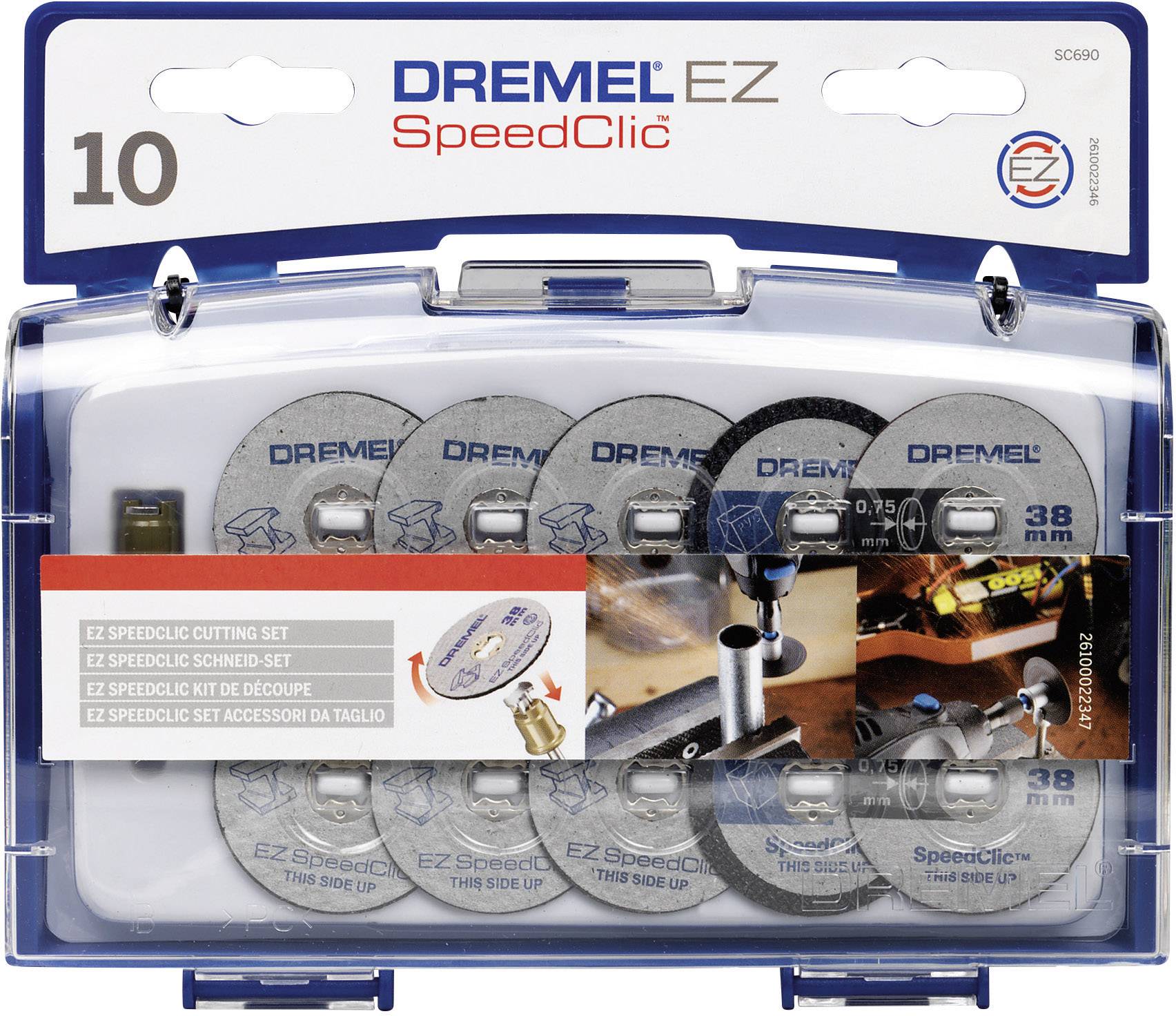 Zestaw tarcz tnących Dremel SC690 2615S690JA 38 mm 1 zest. - obrazek 1