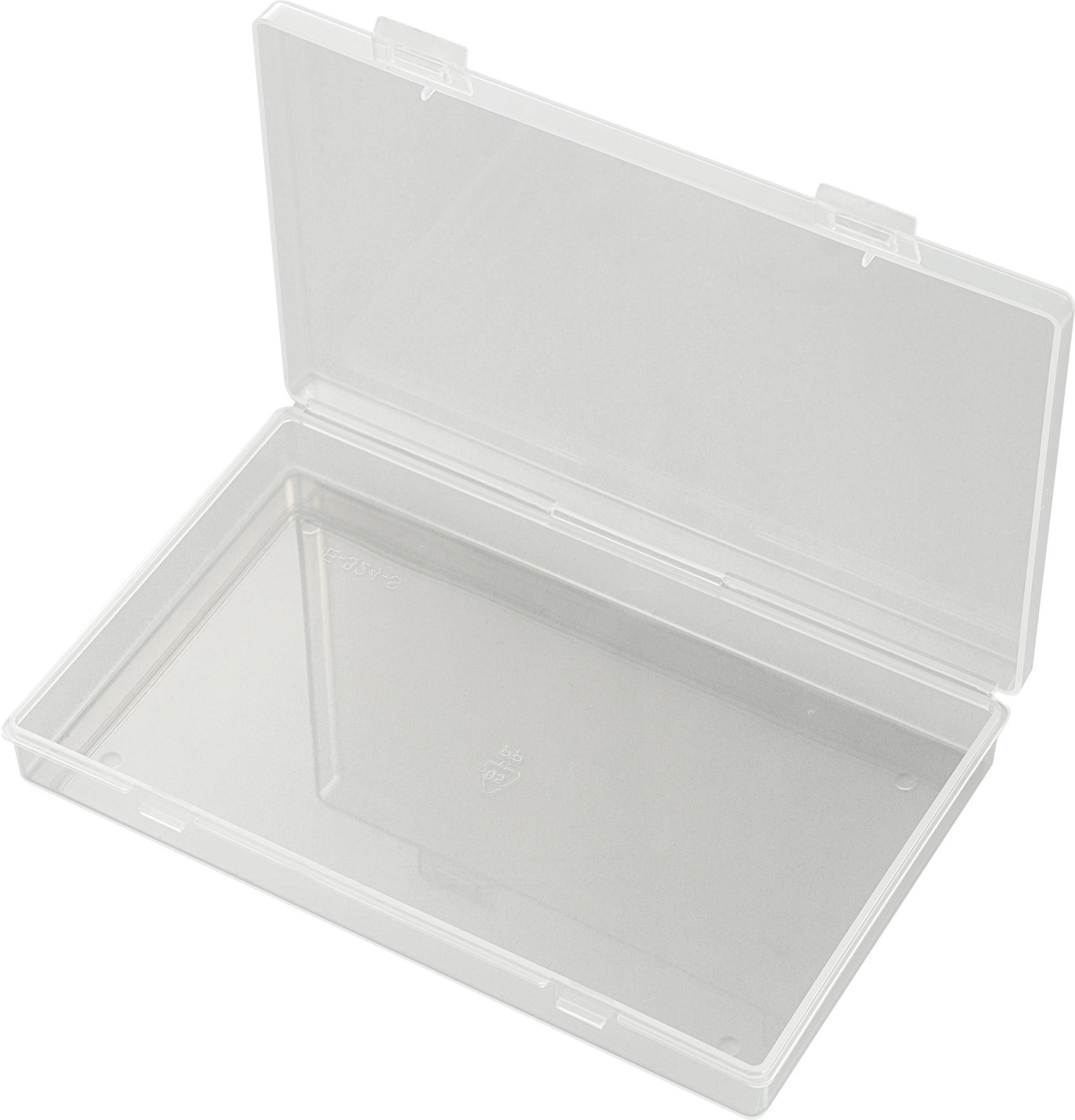 TRU COMPONENTS E-324-S Skrzynka (D x S x W) 176 x 110 x 26 mm Ilość przegród: 1 stały podział Opis 1 szt. - obrazek 1