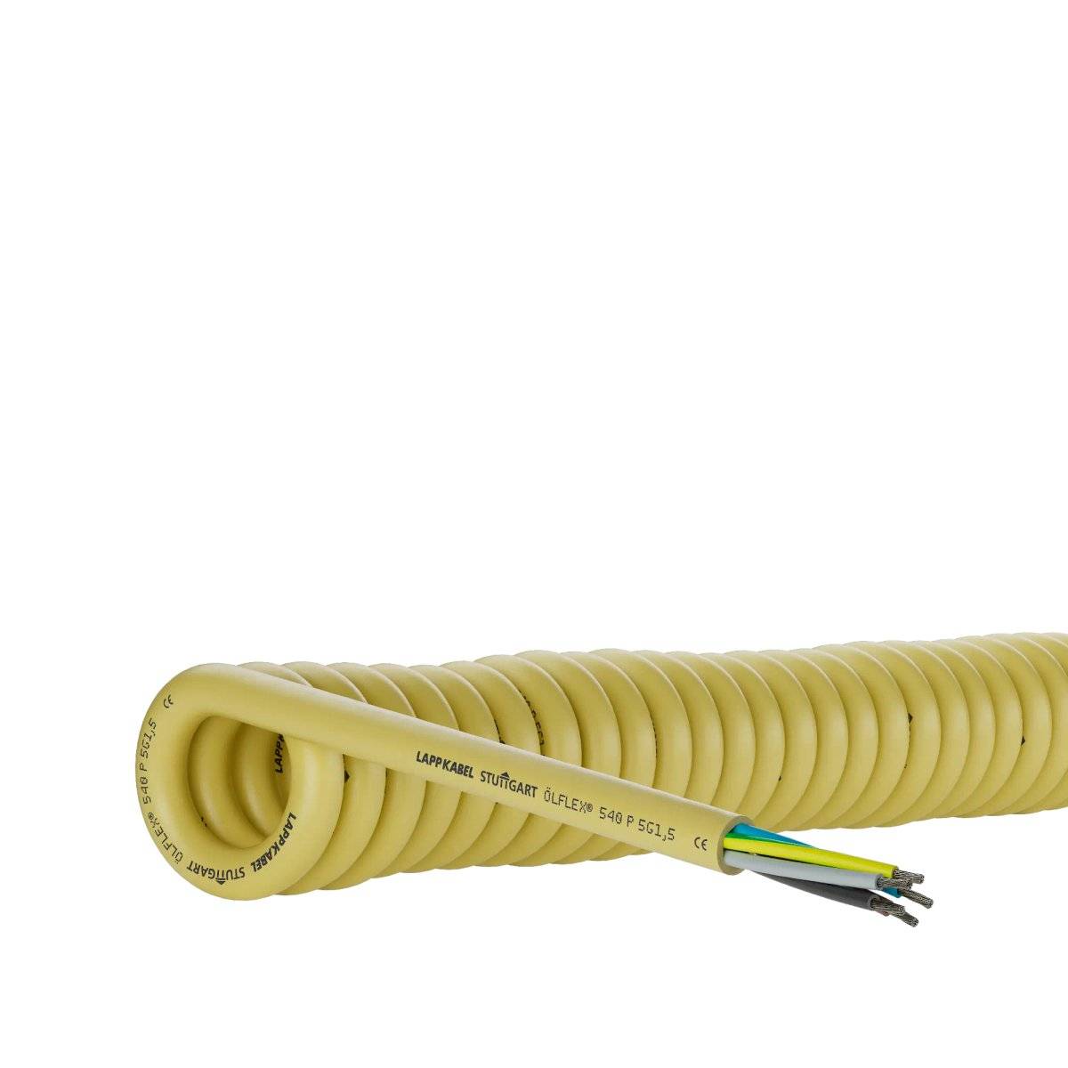 Przewód spiralny LAPP ÖLFLEX® SPIRAL 540 P 3G0,75/600 73220112, 3 x 7 mm, od 600 mm do 2000 mm, 1 szt. - obrazek 1