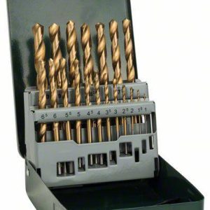 Bosch Accessories 2607019437 Promoline HSS Zestaw wierteł krętych do metalu 19 szt. 1 mm, 1.5 mm, 2 mm, 2.5 mm, 3 mm, 3. Bosch Accessories 2607019437 Promoline HSS Zestaw wierteł krętych do metalu 19 szt. 1 mm, 1.5 mm, 2 mm, 2.5 mm, 3 mm, 3.