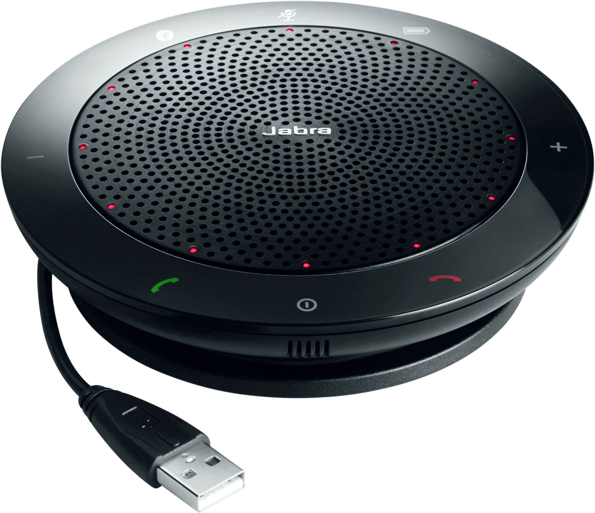 Telefon konferencyjny, głośnomówiący Jabra SPEAK 510 UC, Bluetooth, USB 2.0, czarny - obrazek 1