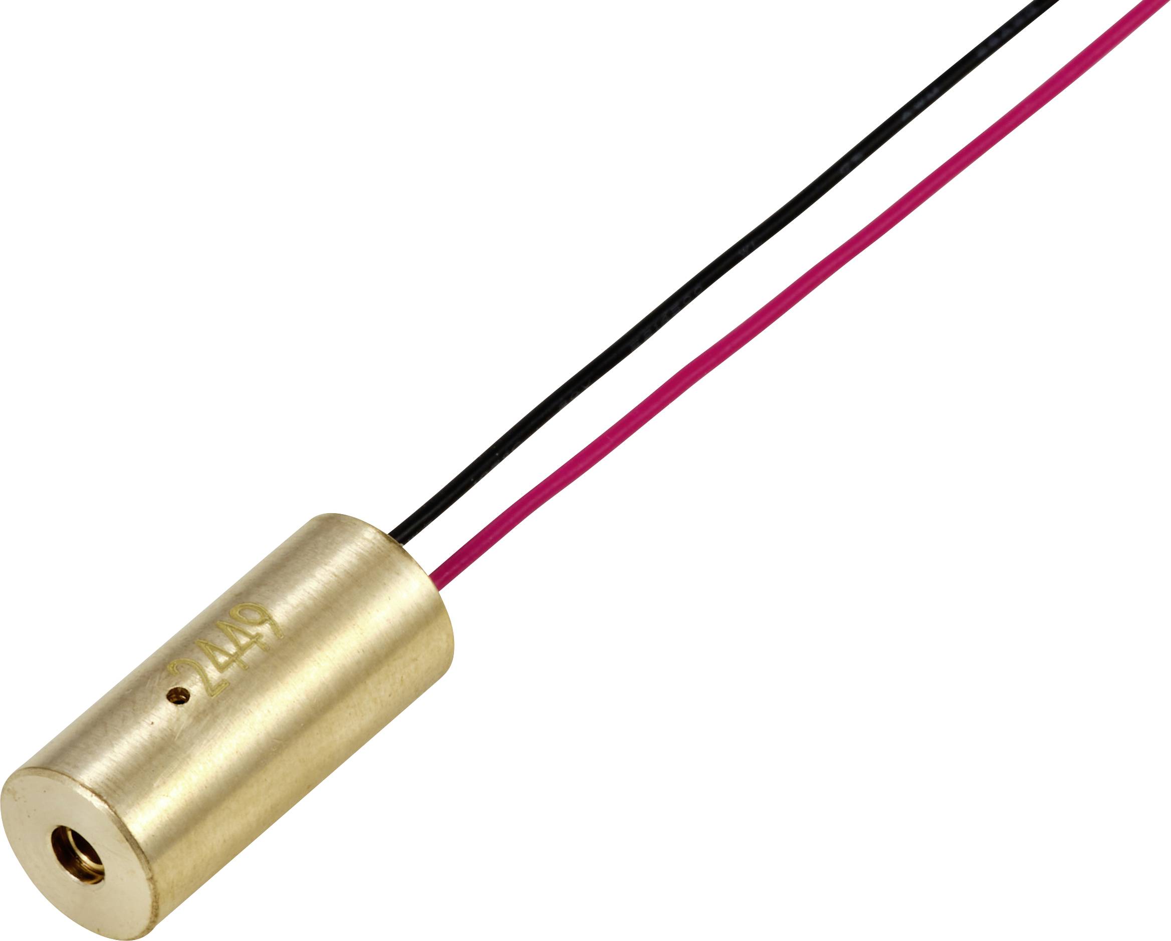 TRU COMPONENTS TC-13400844 Moduł laserowy, klasa 2, 0.95 mW, 650 nm - obrazek 1