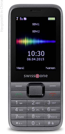 Telefon komórkowy Dual-SIM swisstone SC 560 czarny
