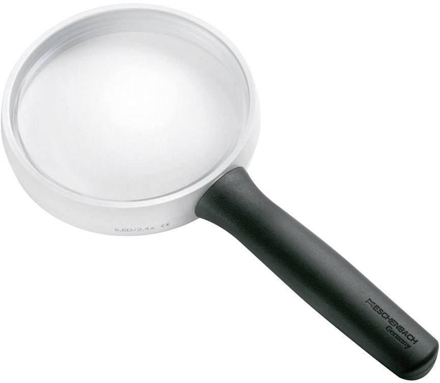 Lupa ręczna Eschenbach 266885 Współczynnik powiększenia: 2.4 x Rozmiar soczewki: (Ø) 85 mm czarny - obrazek 1
