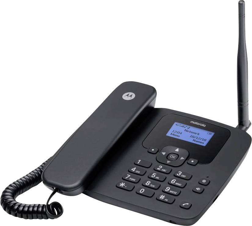 Stacjonarny telefon komórkowy Motorola FW410L czarny - obrazek 1