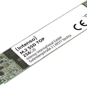 Dysk wewnętrzny SSD SATA M.2 2280 256 GB Intenso Top Performance M.2 SATA 6 Gb/s Produkt nowy Dysk wewnętrzny SSD SATA M.2 2280 256 GB Intenso Top Performance M.2 SATA 6 Gb/s Produkt nowy