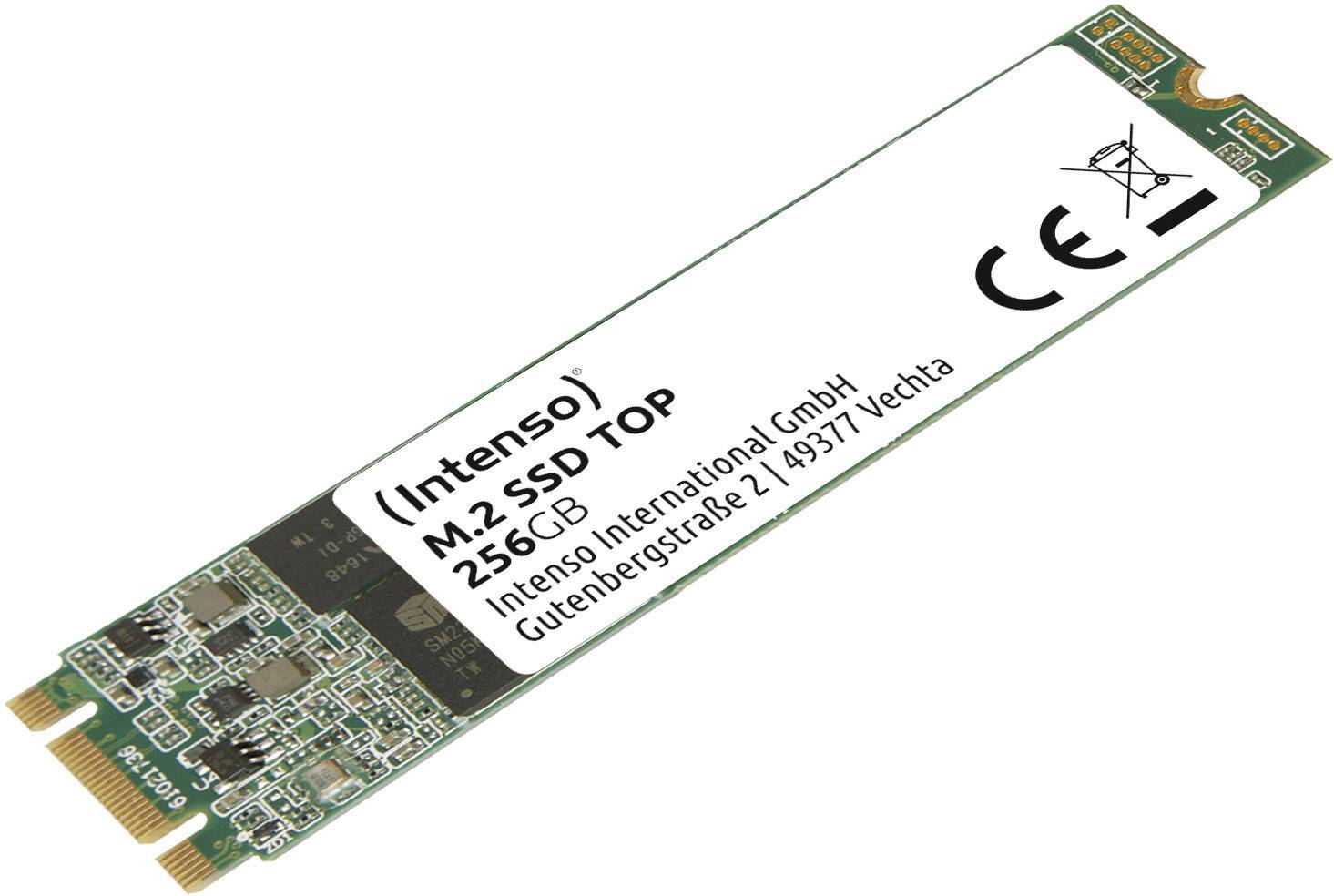 Dysk wewnętrzny SSD SATA M.2 2280 256 GB Intenso Top Performance M.2 SATA 6 Gb/s Produkt nowy - obrazek 1