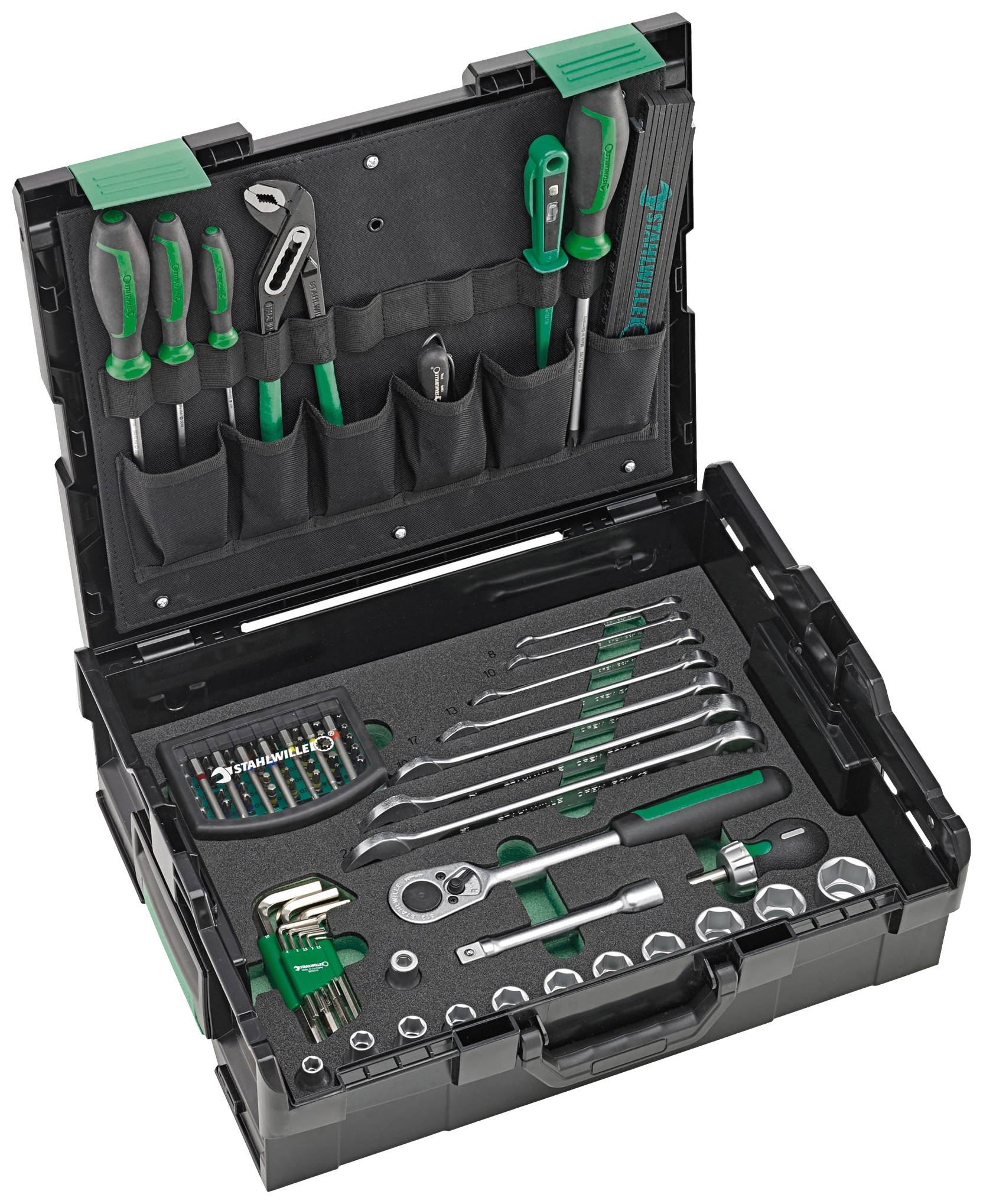 Skrzynka narzędziowa z wyposażeniem Stahlwille STW L-BoXX Basisset 97830700 Wymiary (D x S x W) 360 x 444 x 152 mm - obrazek 1