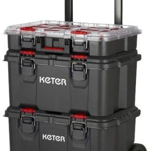 Skrzynka narzędziowa bez wyposażenia KETER Stack n Roll 250927 Wymiary (S x W x G) 525 x 694 x 411 mm Skrzynka narzędziowa bez wyposażenia KETER Stack n Roll 250927 Wymiary (S x W x G) 525 x 694 x 411 mm