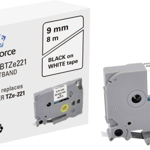Renkforce RF-LT-BTZe221 zamiennik Zamiennik Brother TZe-221 9 mm Kolor taśmy: biały Kolor nadruku: czarny 8 m Renkforce RF-LT-BTZe221 zamiennik Zamiennik Brother TZe-221 9 mm Kolor taśmy: biały Kolor nadruku: czarny 8 m