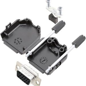 TRU COMPONENTS 7709504K Zestaw listew żeńskich D-Sub TCDPPK09BKHDS15K, rzędy: 3, styki: 15, 180 °, 1 szt. TRU COMPONENTS 7709504K Zestaw listew żeńskich D-Sub TCDPPK09BKHDS15K, rzędy: 3, styki: 15, 180 °, 1 szt.
