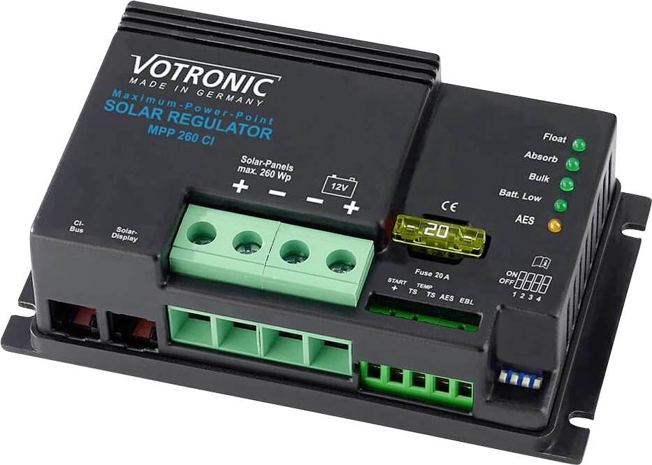 Solarny regulator ładowania Votronic MPP 260 CI MPPT 12 V - obrazek 1