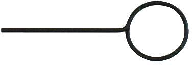 Gedore Automotive 2407620 KL-0180-3019 Kołek blokujący, Ø 1,9 mm - obrazek 1