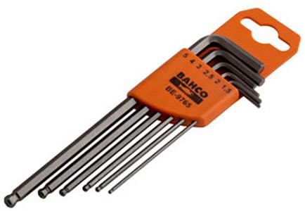 Bahco Zestaw kluczy trzpieniowych 1.5 mm, 2 mm, 2.5 mm, 3 mm, 4 mm, 5 mm 4 mm, 1.5 mm, 2.5 mm, 2 mm, 5 mm, 3 mm 6 szt.