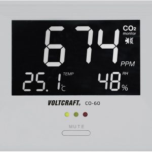 Miernik dwutlenku węgla VOLTCRAFT CO2-60 0 – 3000 ppm
