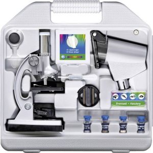Mikroskop dla dzieci Bresser Optik Junior 300X – 1200X, zestaw akcesoriów Mikroskop dla dzieci Bresser Optik Junior 300X – 1200X, zestaw akcesoriów