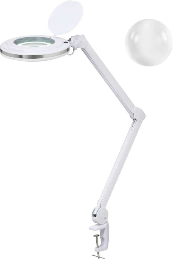 Lupa z oświetleniem LED TOOLCRAFT 2147853, 700 lm, 2.25 x