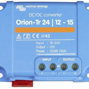 Victron Energy Orion-Tr 24/12-15 Przetwornica DC/DC 24 V/DC – 12.5 V/DC/20 A 120 W Victron Energy Orion-Tr 24/12-15 Przetwornica DC/DC 24 V/DC – 12.5 V/DC/20 A 120 W