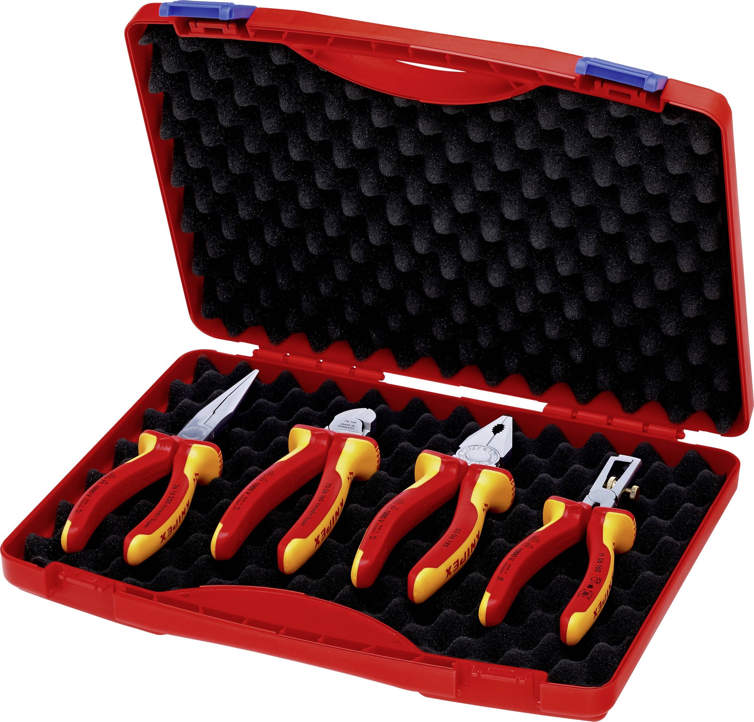 Zestaw szczypiec Knipex 00 20 15, VDE, 4 szt. - obrazek 1