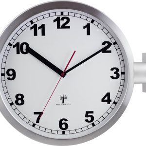 EUROTIME ET-51764-47 Sterowany radiowo Zegar ścienny 40 cm aluminiowy EUROTIME ET-51764-47 Sterowany radiowo Zegar ścienny 40 cm aluminiowy