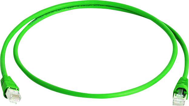 kabel LAN Telegärtner 100008263, 1 szt., RJ45, CAT 6a, S/FTP, 2.00 m, zielony - obrazek 1