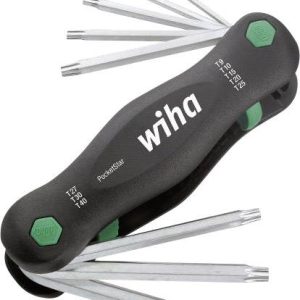 Wiha Wiha PocketStar, 120 mm TORX wewnętrzny Zestaw kluczy trzpieniowych T 9, T 10, T 15, T 20, T 25, T 27, T 30, T 40 8 Wiha Wiha PocketStar, 120 mm TORX wewnętrzny Zestaw kluczy trzpieniowych T 9, T 10, T 15, T 20, T 25, T 27, T 30, T 40 8