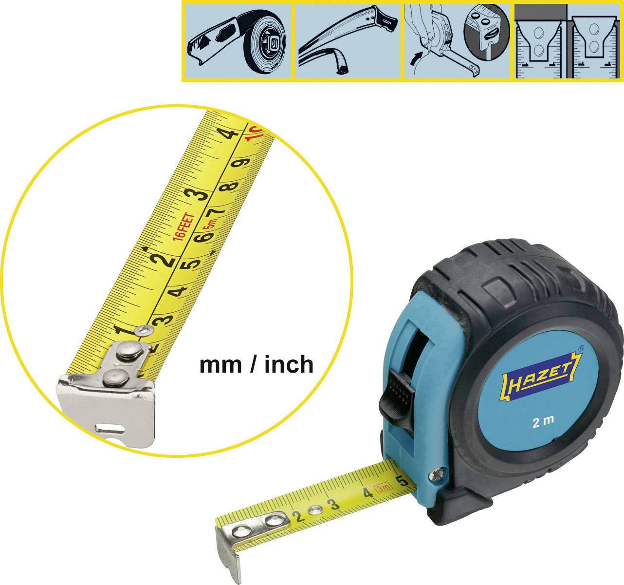 Taśma miernicza Hazet 2154N-3 2154N-3, 3 m, stal - obrazek 1