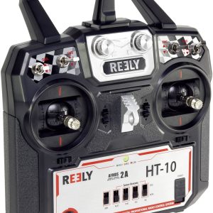 Kontroler do zdalnego sterowania Reely HT-10 1518204, 2,4 GHz, Ilość kanałów: 10, 353 g Kontroler do zdalnego sterowania Reely HT-10 1518204, 2,4 GHz, Ilość kanałów: 10, 353 g