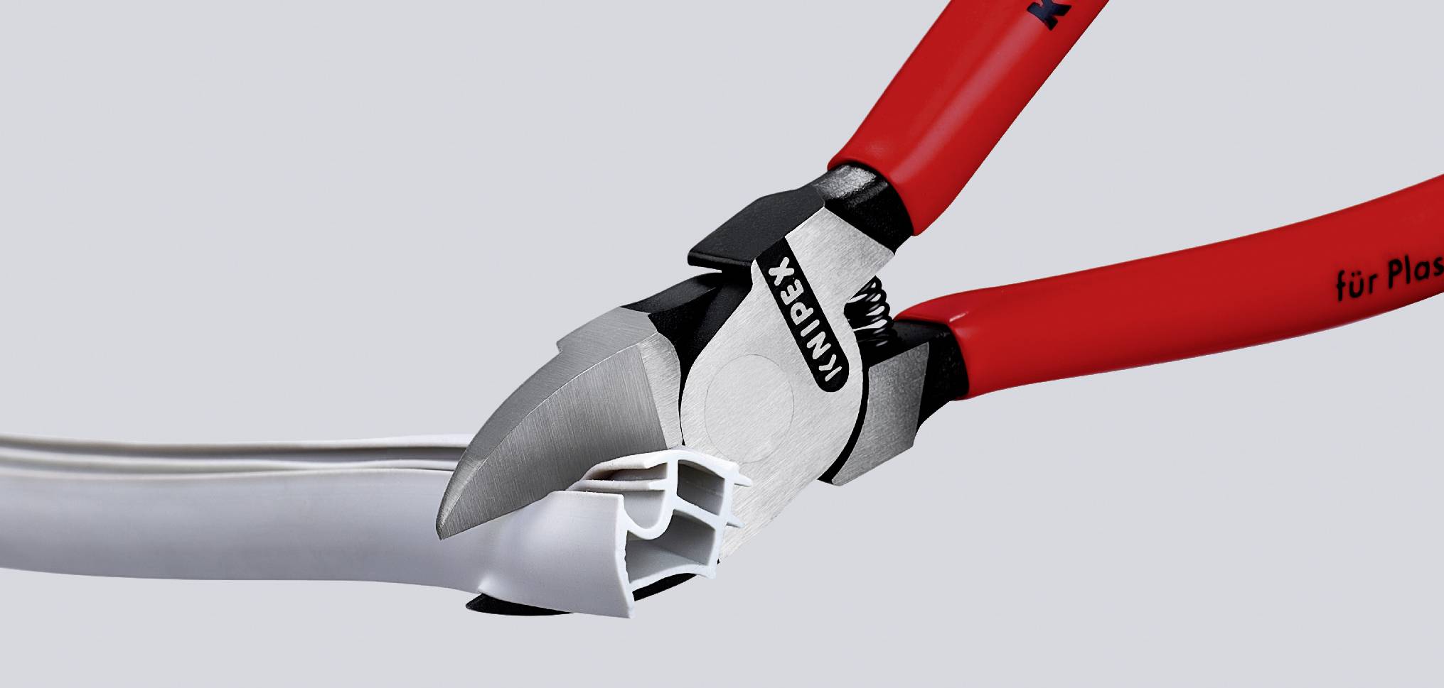 Szczypce tnące, boczne do tworzyw sztucznych Knipex 72 02 125, 125 mm, do warsztatu - obrazek 1