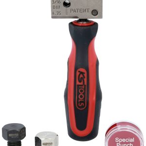 FLAREFIXeco 4,75 mm uniwersalny zestaw narzędzi do kielichowania przewodów hamulcowych, 4 szt KS Tools 122.1215 1 szt. FLAREFIXeco 4,75 mm uniwersalny zestaw narzędzi do kielichowania przewodów hamulcowych, 4 szt KS Tools 122.1215 1 szt.