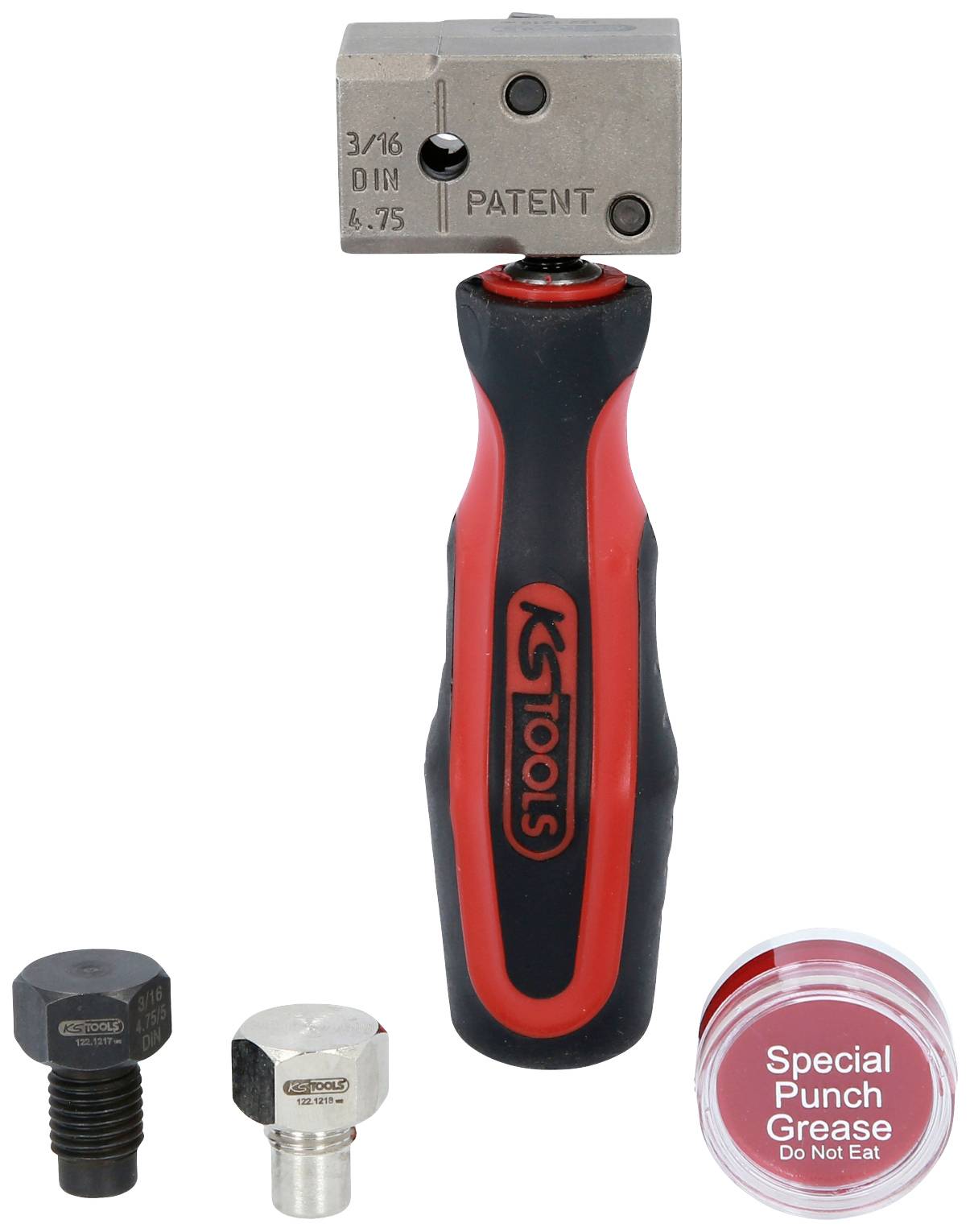 FLAREFIXeco 4,75 mm uniwersalny zestaw narzędzi do kielichowania przewodów hamulcowych, 4 szt KS Tools 122.1215 1 szt. - obrazek 1