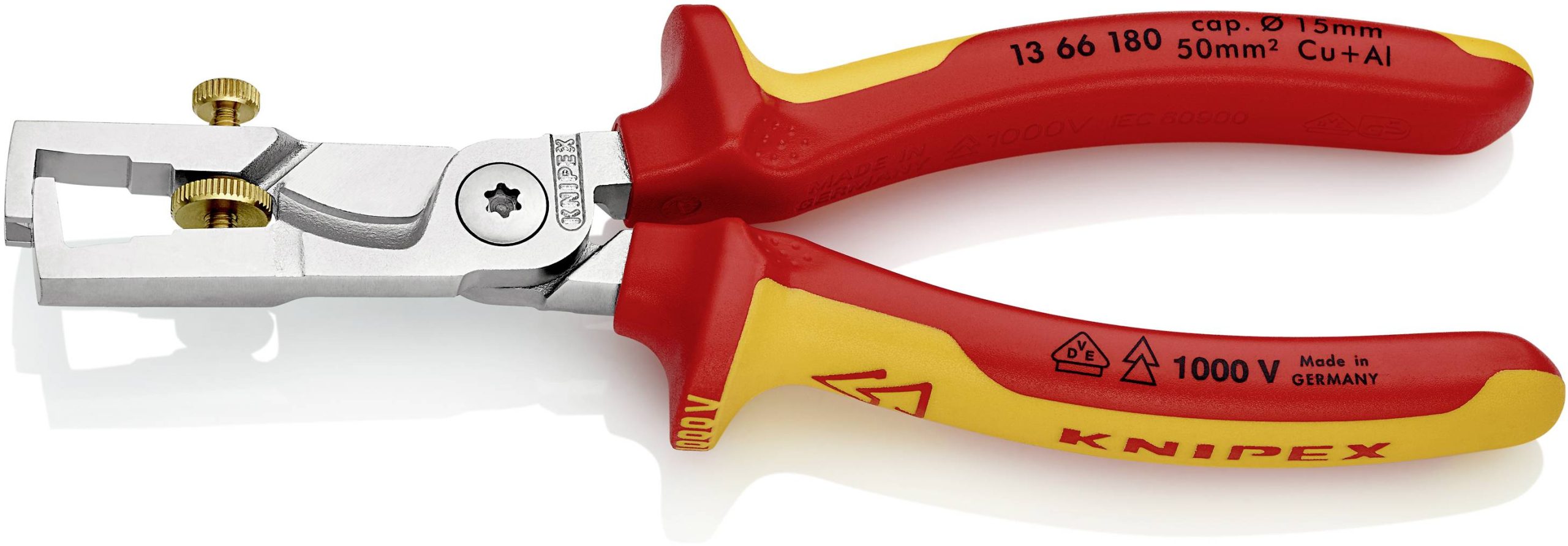 Nożyce do kabli Knipex StriX 13 66 180 180 mm - obrazek 1