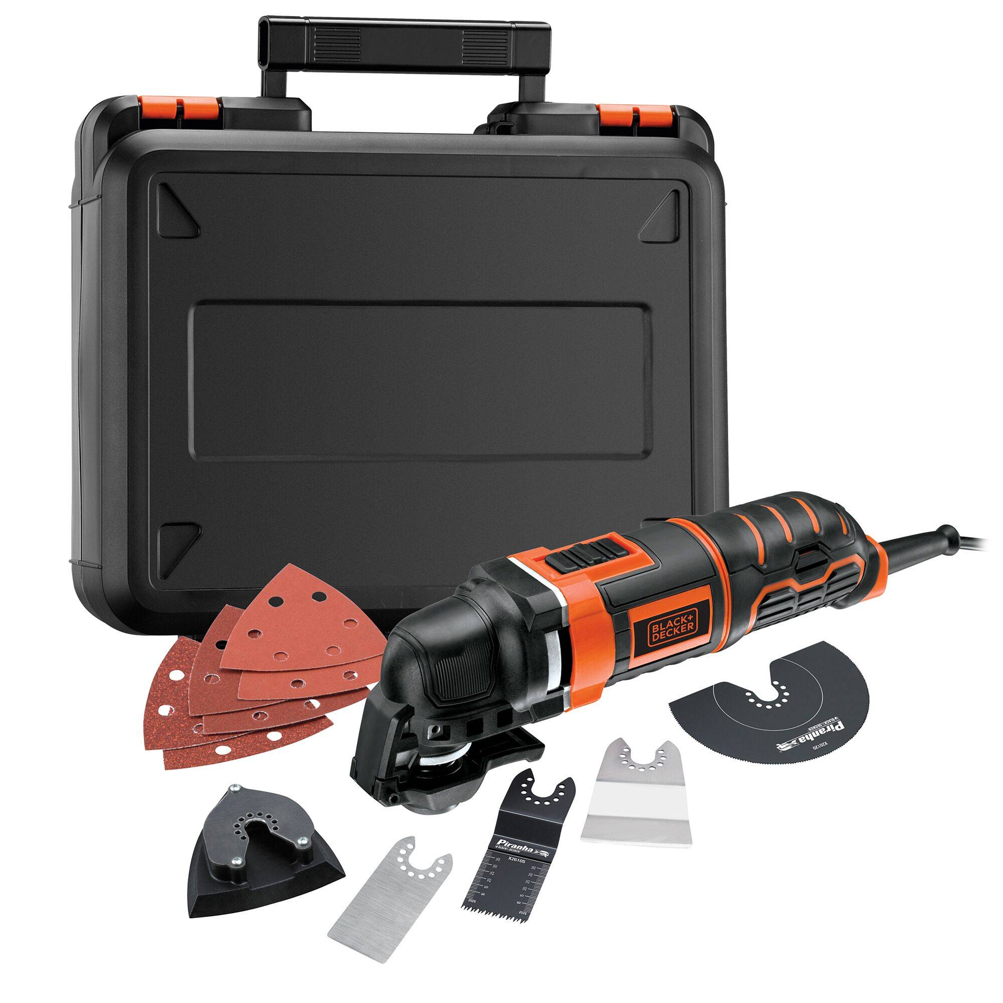 Black & Decker MT300KA MT300KA-QS Narzędzie wielofunkcyjne zaw. akcesoria, zaw. walizkę 13 szt. 300 W - obrazek 1