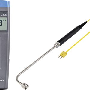 Termometr typu K VOLTCRAFT K101 + TP 206 VC-10503990, -200 – +1370 °C Termometr typu K VOLTCRAFT K101 + TP 206 VC-10503990, -200 – +1370 °C