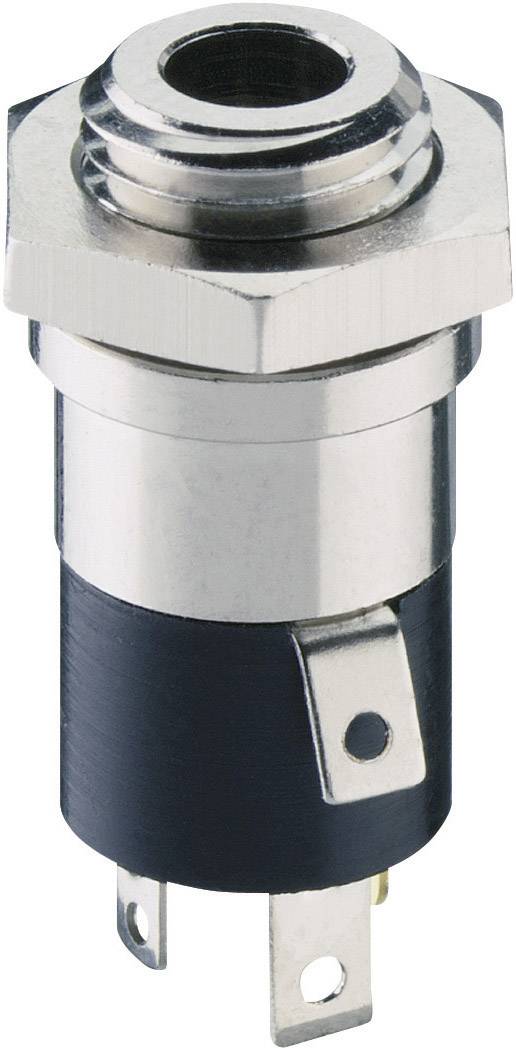 Gniazdo montażowe jack Lumberg 1502 02, 3.5 mm, 4-pin, stereo