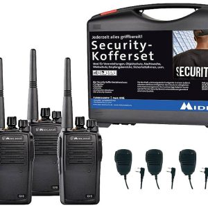 Midland G15 Pro NC PMR 4er Security inkl. MA 25-M C1127.S3 Radiotelefon PMR Zestaw 4-elementowy Midland G15 Pro NC PMR 4er Security inkl. MA 25-M C1127.S3 Radiotelefon PMR Zestaw 4-elementowy