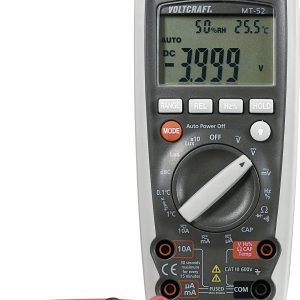 Multimetr VOLTCRAFT MT-52 MT52, CAT III 600 V, 0.1 mV – 600 V, 0.1 µA – 10 A Multimetr VOLTCRAFT MT-52 MT52, CAT III 600 V, 0.1 mV – 600 V, 0.1 µA – 10 A