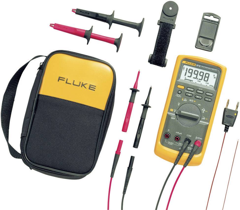 Fluke 87V/E2 Kit Multimetr cyfrowy CAT III 1000 V, CAT IV 600 V Wyświetlane liczby: 20000 - obrazek 1