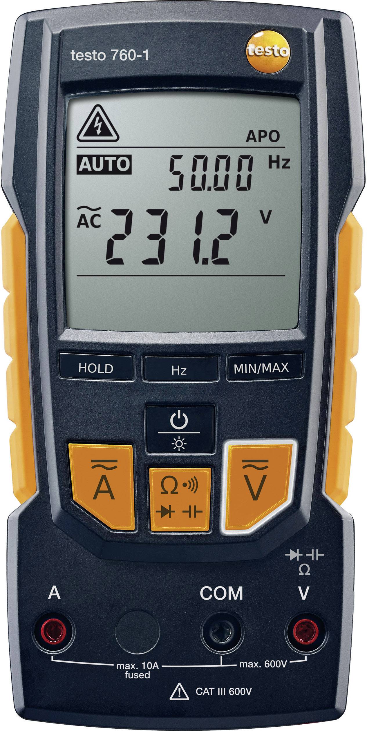 Multimetr cyfrowy testo 760-1, CAT III 600 V, CAT IV 300 V - obrazek 1