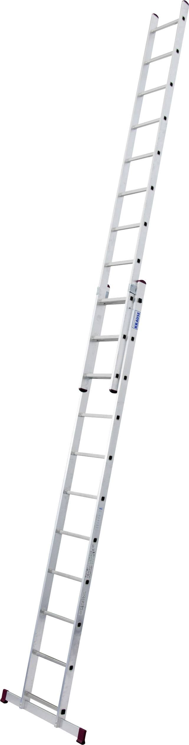 Krause 032089 aluminium Drabina przedłużana Maksymalna wysokość robocza: 4.85 m aluminiowy DIN EN 131 7.6 kg - obrazek 1