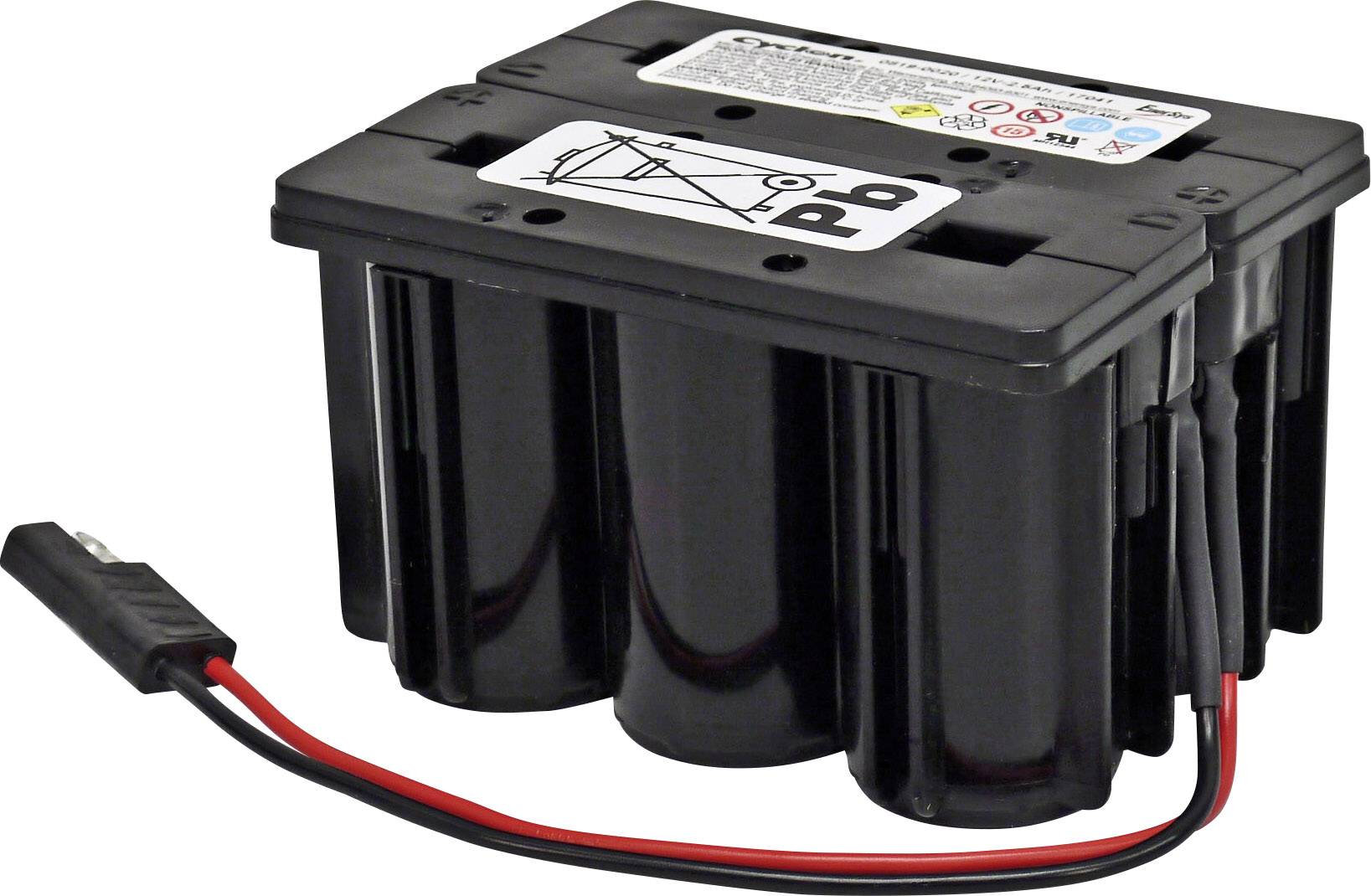 Akumulator ołowiowy EnerSys Hawker Cyclon F2x3 0819-0024, AGM, 12 V, 2.5 Ah - obrazek 1