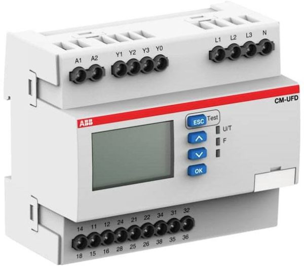 ABB CM-UFD.M31 1SVR560730R3401 Przekaźnik monitorujący Ilość wyjśc przekaźnikowych: 3