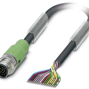 Kabel do czujników/elementów wykonawczych Phoenix Contact SAC-17P-MS/ 1,5-PUR SCO 1430695, kabel, otwarte końcówki, 1 sz Kabel do czujników/elementów wykonawczych Phoenix Contact SAC-17P-MS/ 1,5-PUR SCO 1430695, kabel, otwarte końcówki, 1 sz