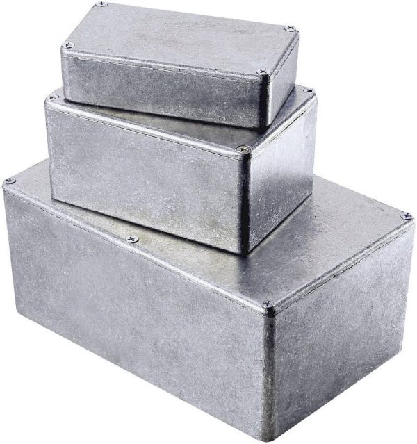 Obudowa uniwersalna Hammond Electronics, aluminium, (D x S x W) 100 x 50 x 25 mm, 1 szt.