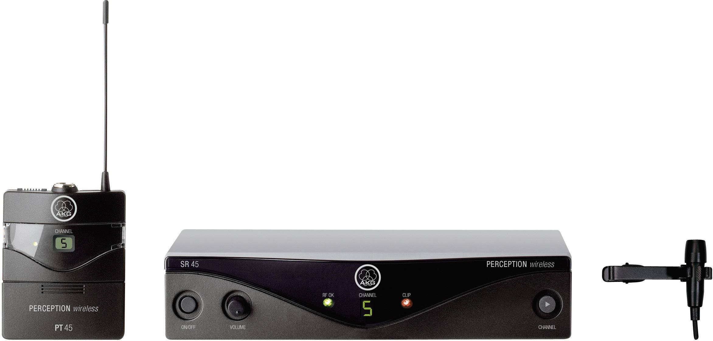 Mikrofon bezprzewodowy AKG PW45 Presenter, zestaw z odbiornikiem - obrazek 1
