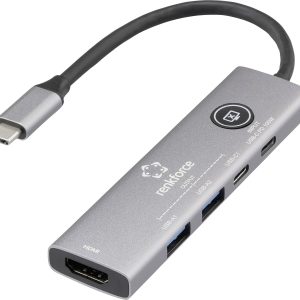 Stacja dokująca USB-C® Renkforce RF-DKS-908 zasilanie USB-C® Stacja dokująca USB-C® Renkforce RF-DKS-908 zasilanie USB-C®