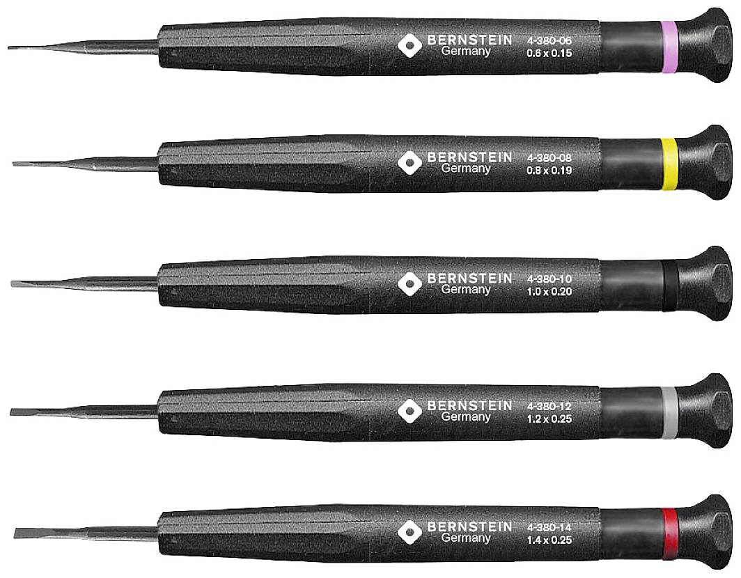 Zestaw wkrętaków BERNSTEIN Tools for Electronics 4-380-F 4-380-F - obrazek 1